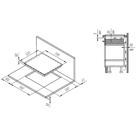 Индукционная варочная поверхность Kuppersberg ICS 614 черный