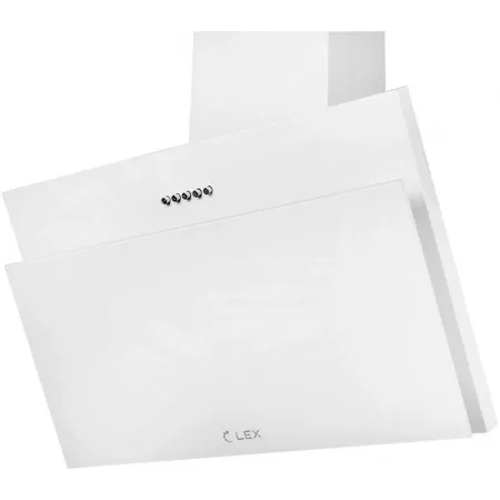 Вытяжка каминная Lex Luka 500 белый управление: кнопочное (1 мотор)