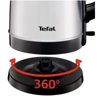 Чайник электрический Tefal Good Value KI150D30 1.7л. 2400Вт черный корпус: металл/пластик (7211001458)