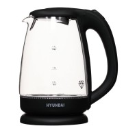 Чайник электрический Hyundai HYK-G1001 1.7л. 2200Вт черный корпус: стекло/пластик Чайник электрический Hyundai HYK-G1001 1.7л. 2200Вт черный корпус: стекло/пластик