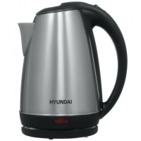 Чайник электрический Hyundai HYK-S1030 1.7л. 2200Вт серебристый матовый/черный корпус: металл/пластик