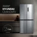 Холодильник Hyundai CM4505FV 3-хкамерн. нержавеющая сталь инвертер