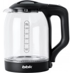 Чайник электрический BBK EK1724G 1.7л. 2200Вт черный корпус: стекло/пластик