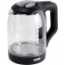 Чайник электрический BBK EK1724G 1.7л. 2200Вт черный корпус: стекло/пластик