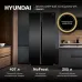 Холодильник Hyundai CS6503FV 2-хкамерн. черное стекло инвертер