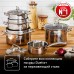 Кастрюля Tefal Duetto+ G7194455 2.9л. d=20см (с крышкой) серебристый (2100113151)