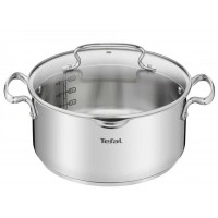 Кастрюля Tefal Duetto+ G7194655 4.7л. d=24см (с крышкой) стальной (2100113152)