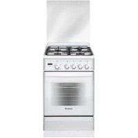 Плита Газовая Gefest ПГ 5300-03 0040 белый (стеклянная крышка) реш.чугун