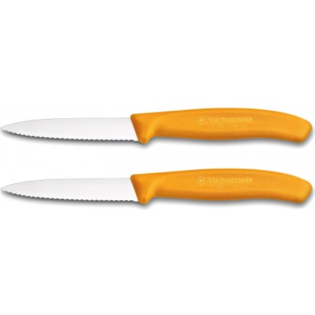 Набор ножей кухон. Victorinox Paring Knife (6.7636.L119B) компл.:2предм. оранжевый блистер