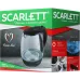 Чайник электрический Scarlett SC-EK27G71 1.8л. 2200Вт черный/красный корпус: стекло