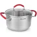 Кастрюля Rondell Sorge RDS-1220 3.1л. d=20см (с крышкой) стальной