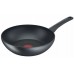 Сковорода ВОК (WOK) Tefal Easy Chef G2701972 круглая 28см ручка несъемная (без крышки) темно-серый (2100118272)