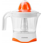 Соковыжималка цитрусовая Starwind SJ 1231 30Вт рез.сок.:1000мл. оранжевый/прозрачный