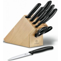 Набор ножей кухон. Victorinox Swiss Classic (6.7193.9) компл.:8предм. scissors дерево/черный