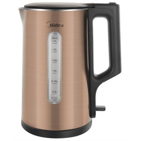 Чайник электрический Midea MK-8079 1.7л. 2200Вт бронзовый корпус: металл