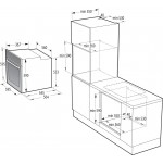 Духовой шкаф Электрический Gorenje BOSB6737E06X нержавеющая сталь/черный