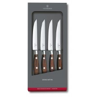Набор ножей кухон. Victorinox Grand Maitre Steak 7.7240.4 (7.7240.4) компл.:4предм. дерево подар.коробка