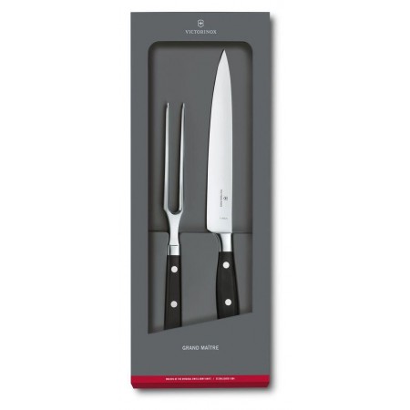 Набор ножей кухон. Victorinox Grand Maitre (7.7243.2) компл.:1предм. вилка черный подар.коробка