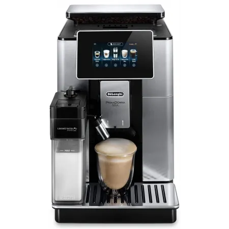 Кофемашина Delonghi Primadonna Soul ECAM610.74.MB 1450Вт черный/серебристый Кофемашина Delonghi Primadonna Soul ECAM610.74.MB 1450Вт черный/серебристый