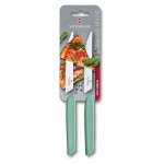 Набор ножей кухон. Victorinox Swiss Modern (6.9006.12W41B) компл.:2предм. мятный блистер