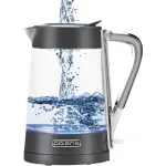 Чайник электрический Polaris PWK 1715 CGL 1.7л. 2200Вт графит корпус: стекло/металл