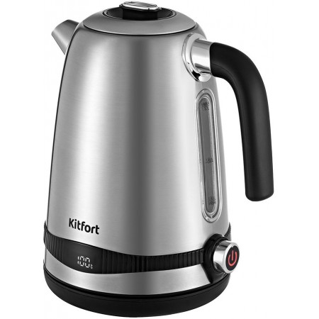 Чайник электрический Kitfort КТ-6121-5 1.7л. 2200Вт серебристый корпус: металл/пластик