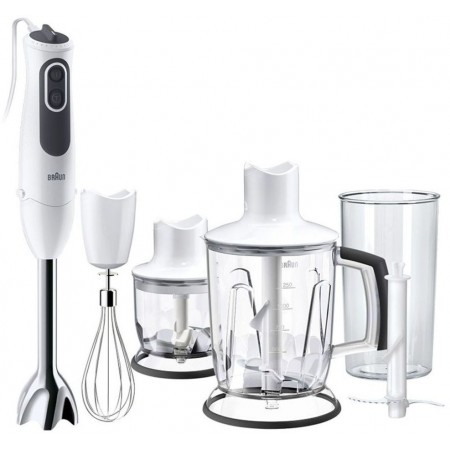 Блендер погружной Braun MQ3145WH 750Вт белый/серый
