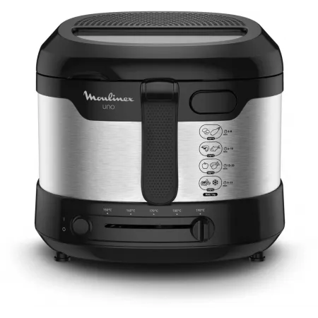 Фритюрница Moulinex AF215D10 1600Вт серебристый/черный Фритюрница Moulinex AF215D10 1600Вт серебристый/черный