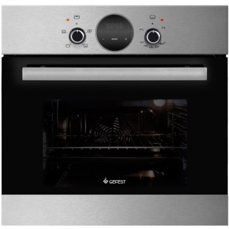 Духовой шкаф Газовый Gefest ДГЭ 601-02 Н7 нержавеющая сталь/черный Духовой шкаф Газовый Gefest ДГЭ 601-02 Н7 нержавеющая сталь/черный