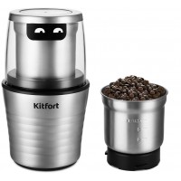 Кофемолка Kitfort КТ-773 200Вт сист.помол.:ротац.нож вместим.:70гр нержавеющая сталь Кофемолка Kitfort КТ-773 200Вт сист.помол.:ротац.нож вместим.:70гр нержавеющая сталь