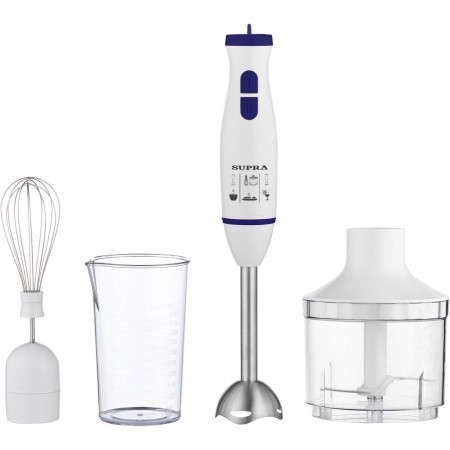 Блендер погружной Supra HBS-698 700Вт белый/синий Блендер погружной Supra HBS-698 700Вт белый/синий