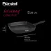 Сковорода-гриль Rondell Leistung RDA-1050 квадратная 28см покрытие: Xylan Plus ручка несъемная (без крышки) черный