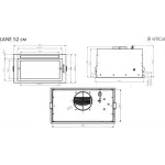 Вытяжка встраиваемая Elica LANE WH/A/52 белый управление: кнопочное (1 мотор)
