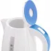 Чайник электрический Vitek VT-7031 1.7л. 2200Вт белый/голубой корпус: пластик (7031-VT)