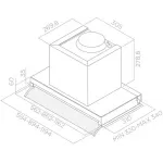 Вытяжка встраиваемая Elica Boxin LX/BL MAT/A/120 черный управление: поворотные переключатели (1 мотор)