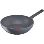 Сковорода ВОК (WOK) Tefal Natural Cook 04211628 круглая 28см покрытие: Mineralia ручка несъемная (без крышки) серый (9100046098)