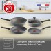 Сковорода ВОК (WOK) Tefal Natural Cook 04211628 круглая 28см покрытие: Mineralia ручка несъемная (без крышки) серый (9100046098)