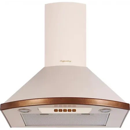 Вытяжка каминная Kuppersberg Bona 60 C бежевый/бронза управление: кнопочное (1 мотор)