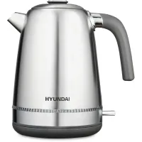 Чайник электрический Hyundai HYK-S5806 1.7л. 2200Вт серебристый матовый/черный корпус: металл