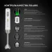 Блендер погружной Polaris PHB 0746 CordLess 700Вт белый