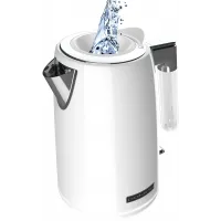 Чайник электрический Polaris PWK 1746CA Water Way Pro 1.7л. 2200Вт белый корпус: металл (PWK 1746CA)