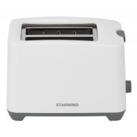 Тостер Starwind ST2104 750Вт белый/серый