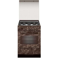 Плита Газовая Gefest ПГ 6300-03 0054 коричневый мрамор (стеклянная крышка) реш.чугун