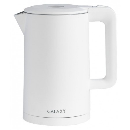 Чайник электрический Galaxy GL 0323 1.7л. 2000Вт белый корпус: пластик (ГЛ0323БЕЛ)