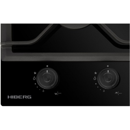 Газовая варочная поверхность Hiberg VM 6021 B черный