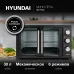 Мини-печь Hyundai MIO-HY083 30л. 1500Вт черный/хром