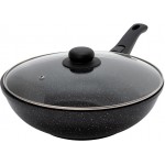 Сковорода ВОК (WOK) Starwind Chef Induction SW-CHI4028W круглая 28см покрытие: Pfluon ручка съемная (с крышкой) черный