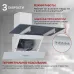 Вытяжка каминная MBS Meryta 160 Glass White белый стекло управление: кнопочное (1 мотор)