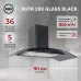 Вытяжка каминная MBS Ruta 190 Glass Black черный стекло управление: кнопочное (1 мотор)