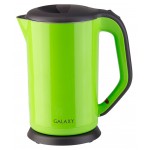 Чайник электрический Galaxy GL 0318 1.7л. 2000Вт зеленый/черный корпус: пластик (ГЛ0318ЗЕЛ)